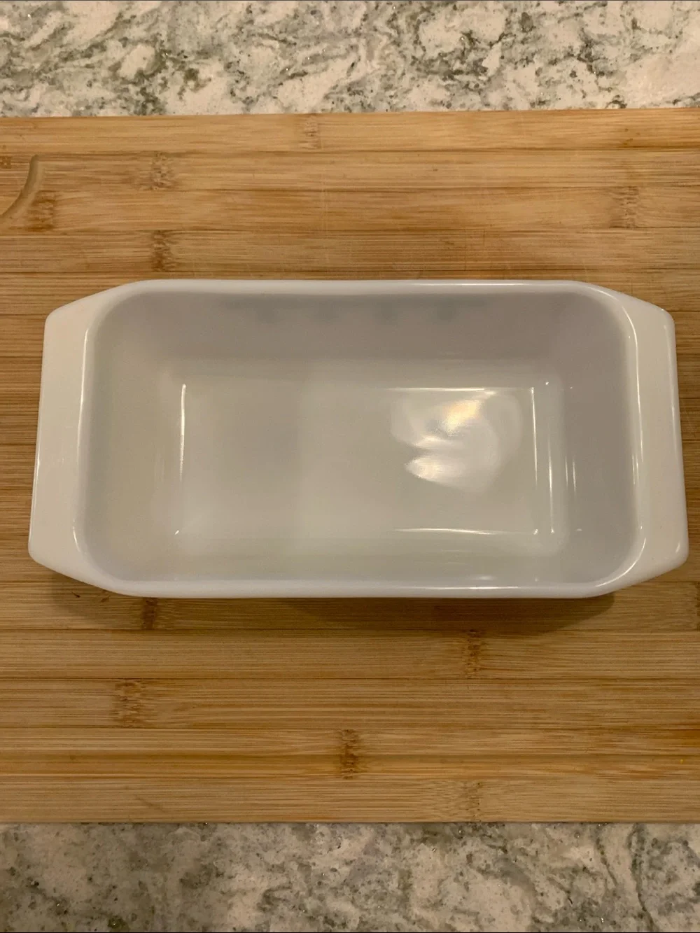 Pyrex Snowflake  Loaf Pan Vintage